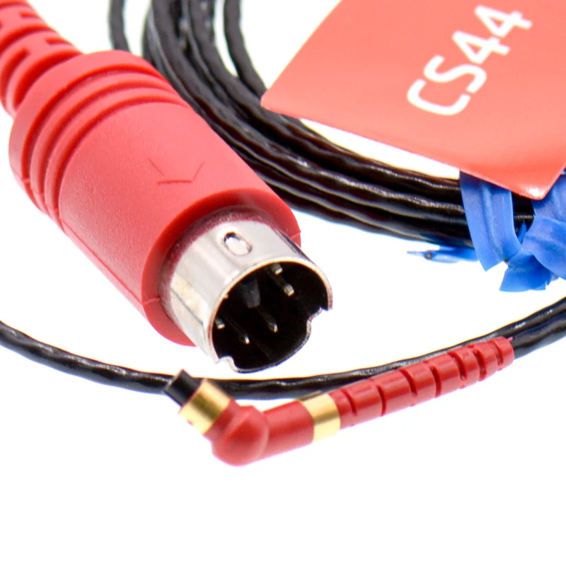 Câble de programmation pour appareil auditif, CS44, CED, couleur rouge