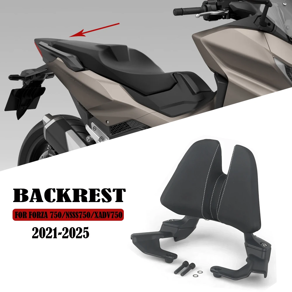

New Motorcycle modification accessory backrest bracket suitable FOR 750 NSS750 XADV750 2021 2022-2025 rear passenger backrest ﻿