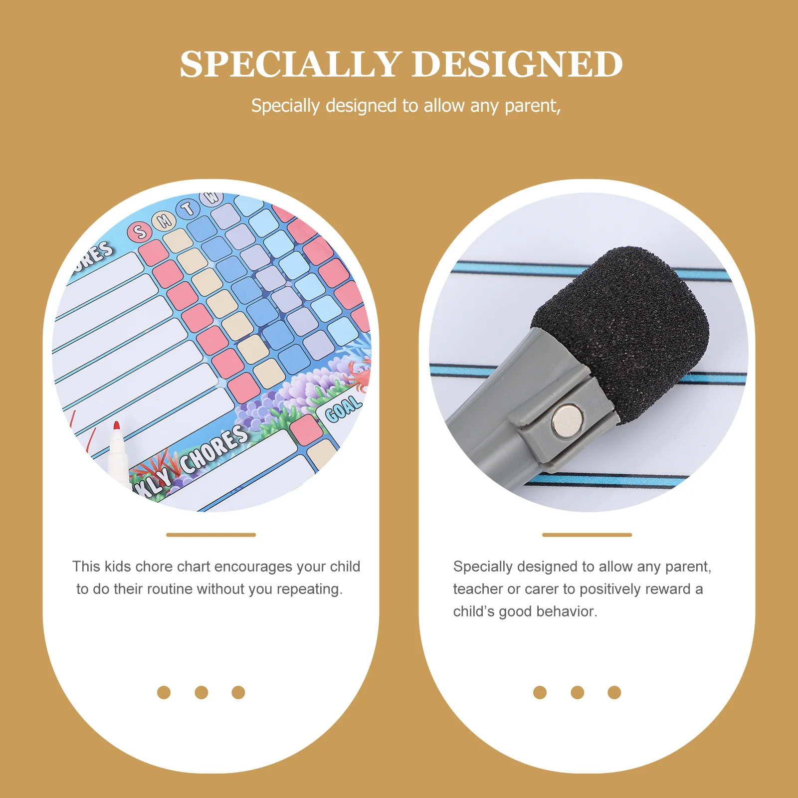 

1Set Children Self-Discipline Chart Convenient Kids Calendar Household Reward Chart Cartoon Behavior for Routine