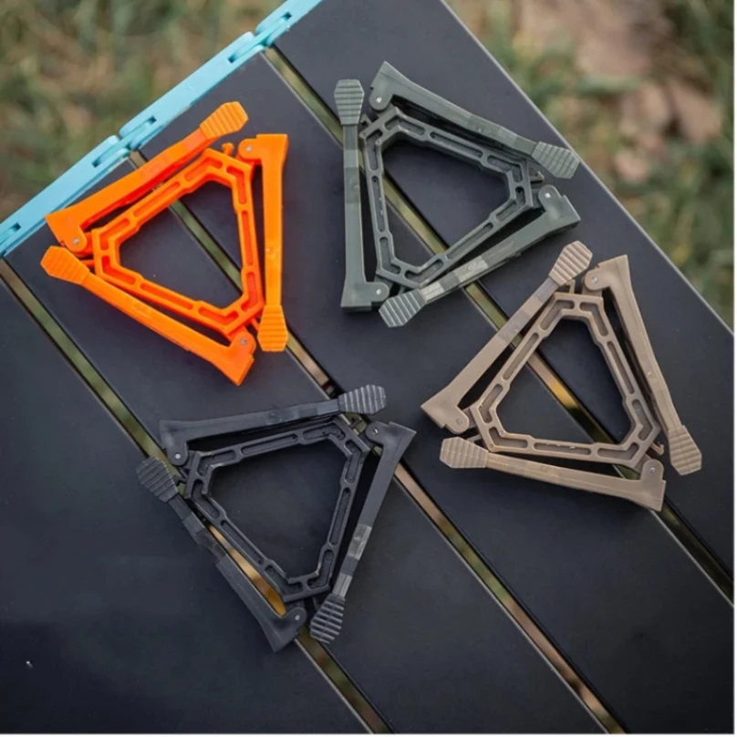 ​​​​​​Portable Gas Canister Stand​​ Universal Tripod Folding Frame Outdoor Camping Gas Tank Stove Base Holder Camping Supplies