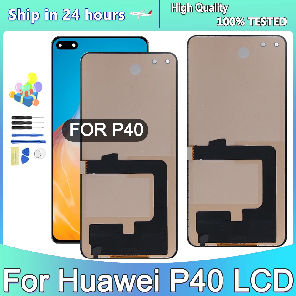 

6.1'' Screen TFT LCD For Huawei P40 Display ANA-AN00 ANA-NX9 ANA-LX4 LCD Touch Screen Digitizer Assembly Replacement