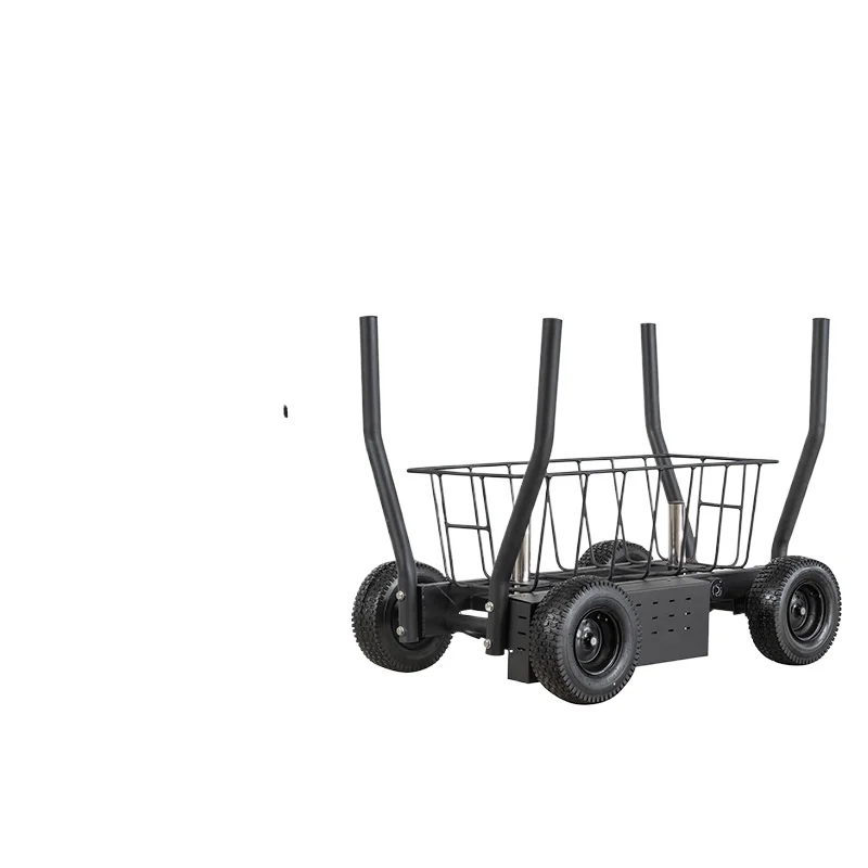 

Adjustable Sled Car Load Tank Car, Fitness Resistance Cart Pull Car with Storage Basket Fitness Equipment