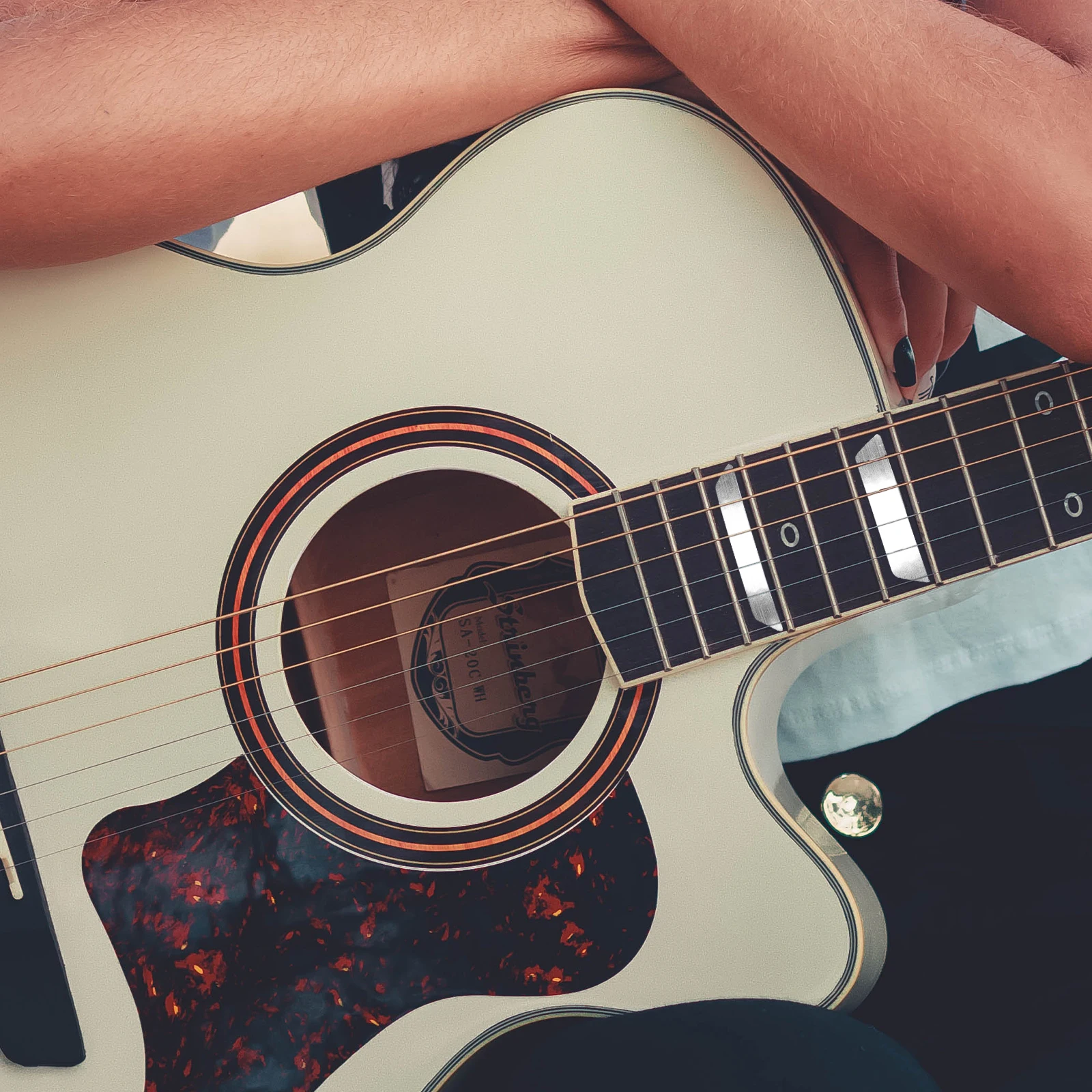 

4 Sheets Guitar Fretboard Decals Premium Self Adhesive Note Map Stickers for Electric Acoustic Bass Guitar Decoration