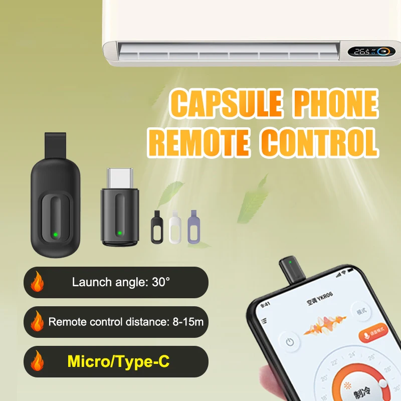 Adaptor Smartphone Tipe-C Serbaguna untuk Kontrol Pemancar IR pada TV