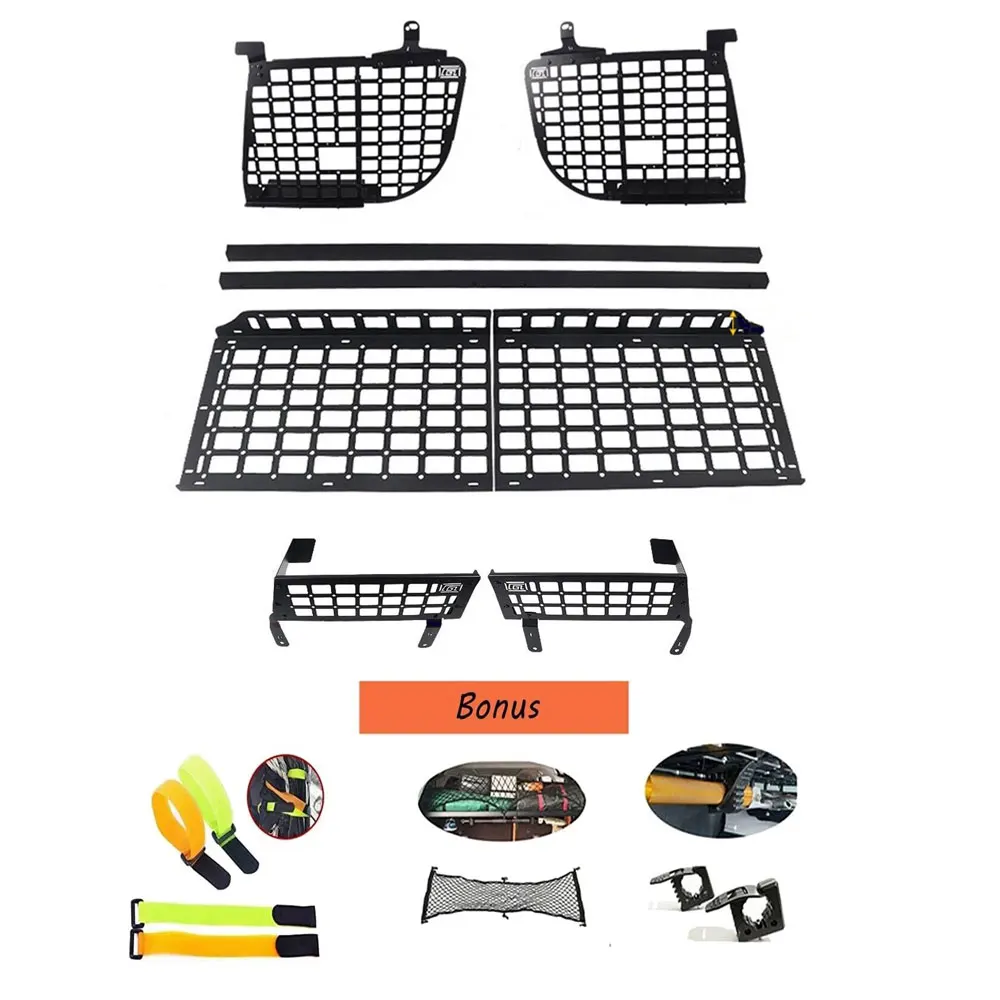

Панели CGZ Molle для Mercedes-Benz G-Class G500 G55 2004-2018, черная полка для багажника, модульные стеллажи для хранения, органайзеры для багажа