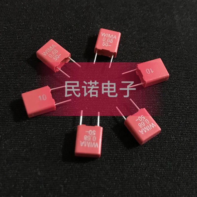 

5/10/20/50pcs German WIMA Film Capacitor MKS2 50V 0.68UF 50V 684 680NF Pitch 5mm Audio passive capacitor