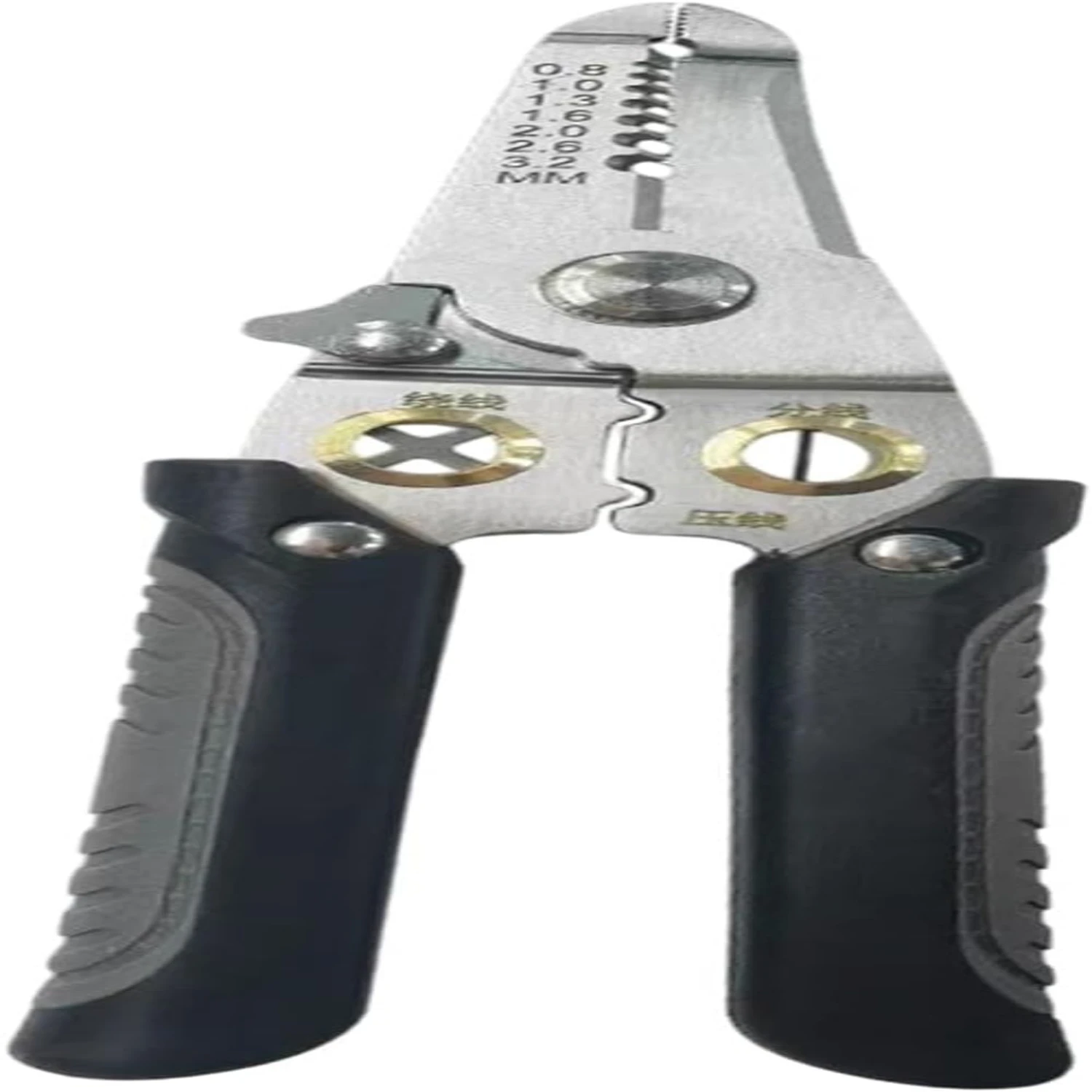 Compact high-quality black wire stripper pliers - essential for electricians on-the-go, offering precise and efficient cutting a