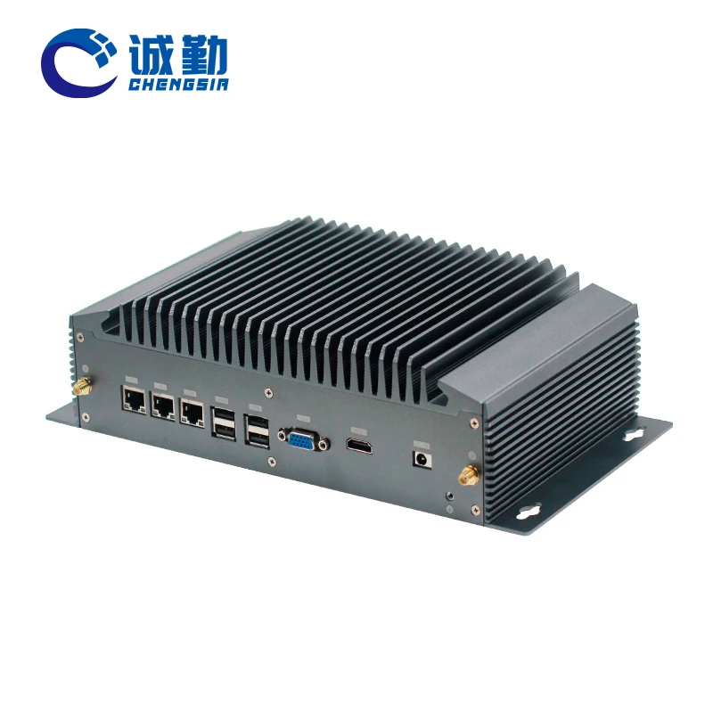 مصنع Intel 12th Gen Core I9 Mini Pc 3 * LAN حافظة كمبيوتر مكتبي 4COM 6USB VGA HD-MI Win10/11 DDR4 كمبيوتر صناعي صغير بدون مروحة