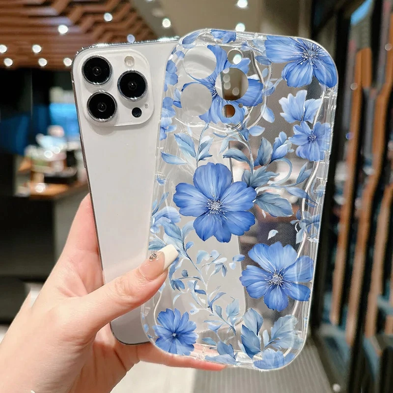 Casing Ponsel Lunak Gambar Cetak Pola Bunga Warna-warni untuk Realme 14 13 12 11 10 Pro Plus 9 8i 8 C71 C75 C67 C65 C63 C61 C55 C51S Sampul