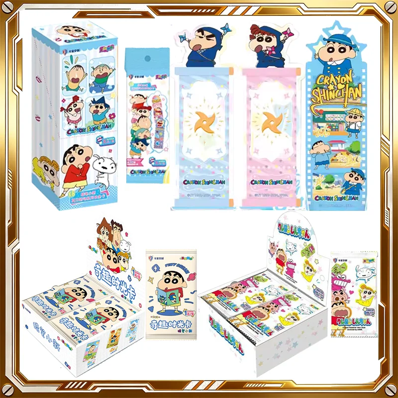 

Коллекционные карточки KABAO Crayon Shin Chan: летние вибрации, длинные закладки, загадочная коробка, аниме-карточки, игра, подарки на день рождения и праздники для детей