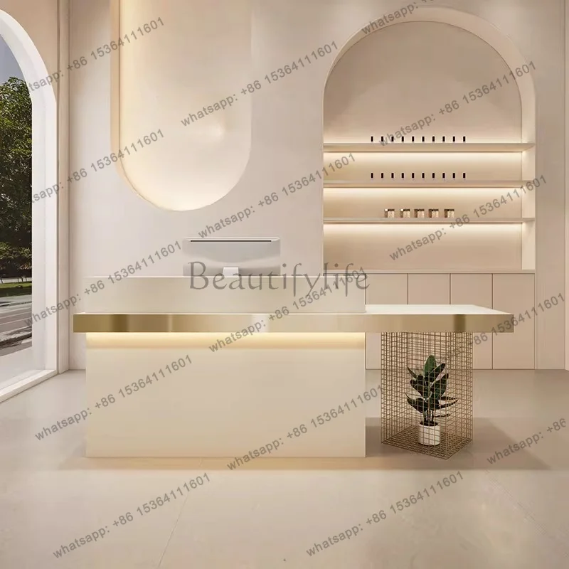 PG Atril Conferencia Reception Counter Computer Desks Bellezza Atril Cash Register Business Tables Shop Desk Office Salon Chairs