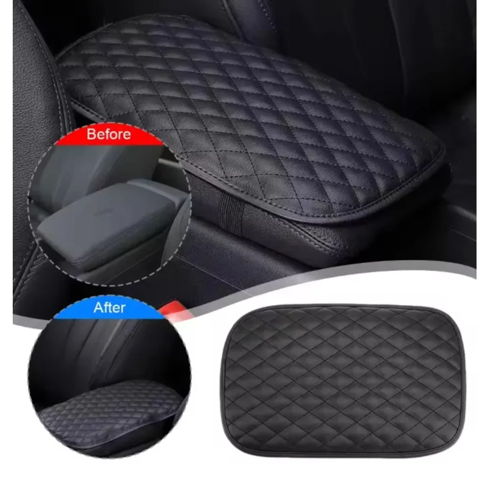 1PC 2-in-1 Car Armrest Box Cover, Center Console Protective Pad, Heightening Elbow Support Cushion Car Interior Accessory