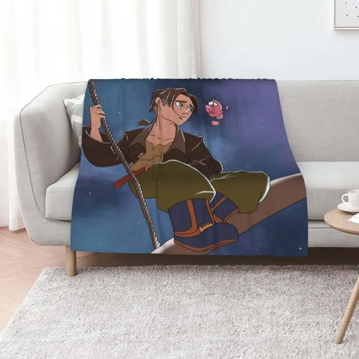 

treasure planet Throw Blanket Baby decorative Custom sofa bed Blankets