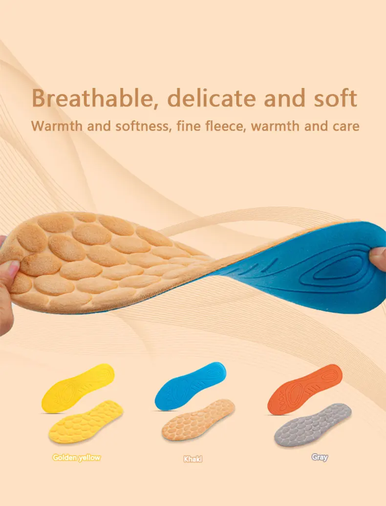 Winter Warm Shoe Insole Plush Snow Boots Thermal Inserts Men Women Sports Running Heating Pads Cotton Comfort Soft Foot Cushion