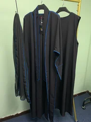 Robe cardigan ouverte pour femmes musulmanes, Abaya, Eid Jilbabs, vêtements africains avec ceintures, Dubaï, Ramadan, Turquie, 2024