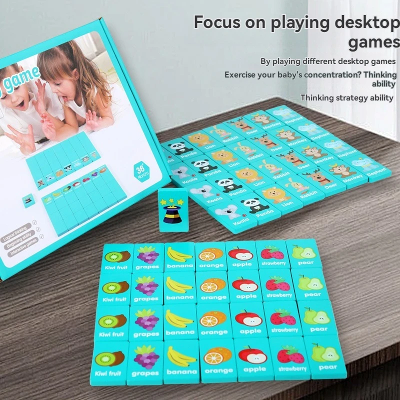 

Детская деревянная головоломка с царапинами на руках, игрушка-доска, детский мультфильм Монтессори, раннее образование, ферма, фрукты, когнитивное сопоставление, игрушка-маджонг