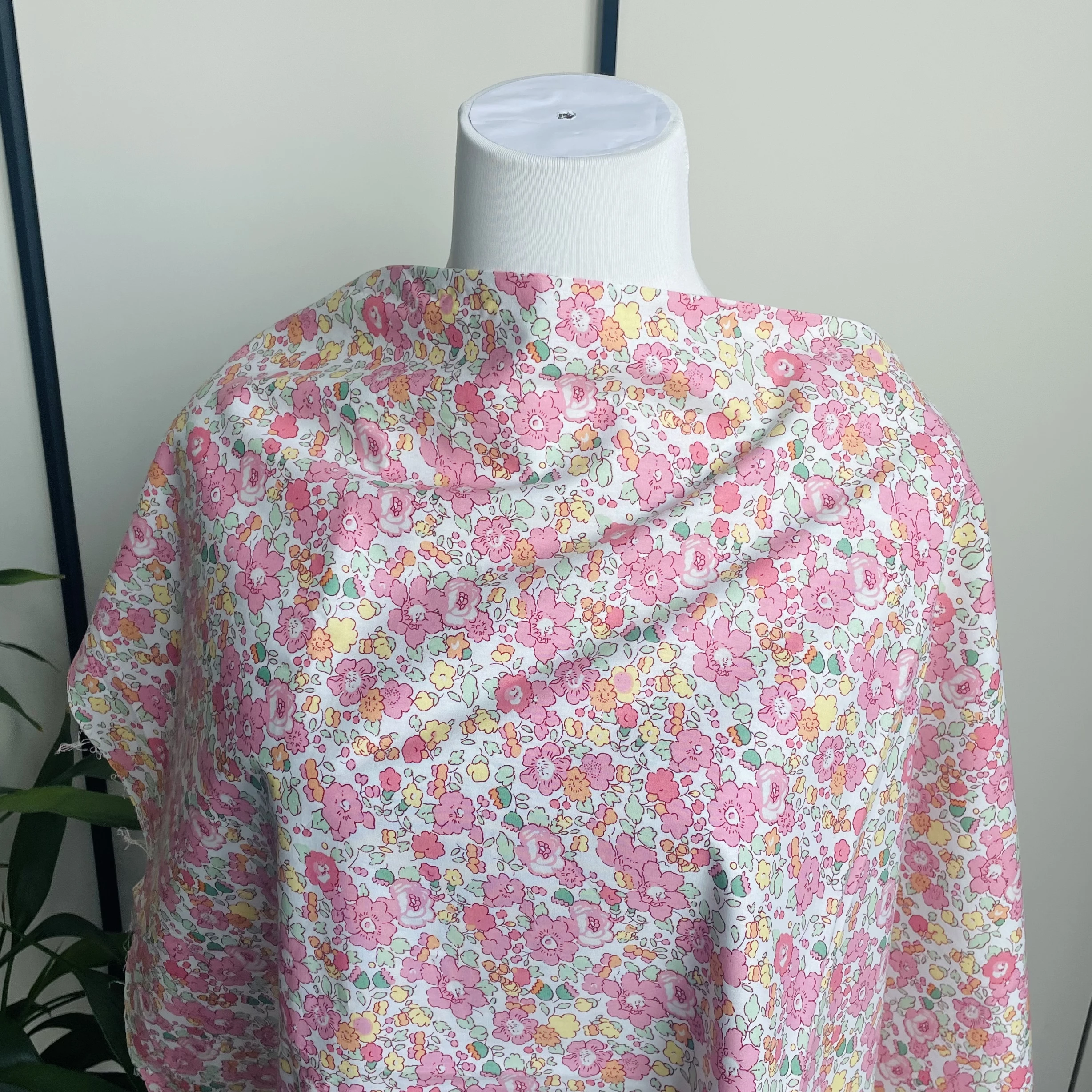 Puderblauer 100% Baumwollstoff 60S Original-Design Digitaldruck für Nähen von Kleidern, Röcken und Kinderbekleidung – Detail 11