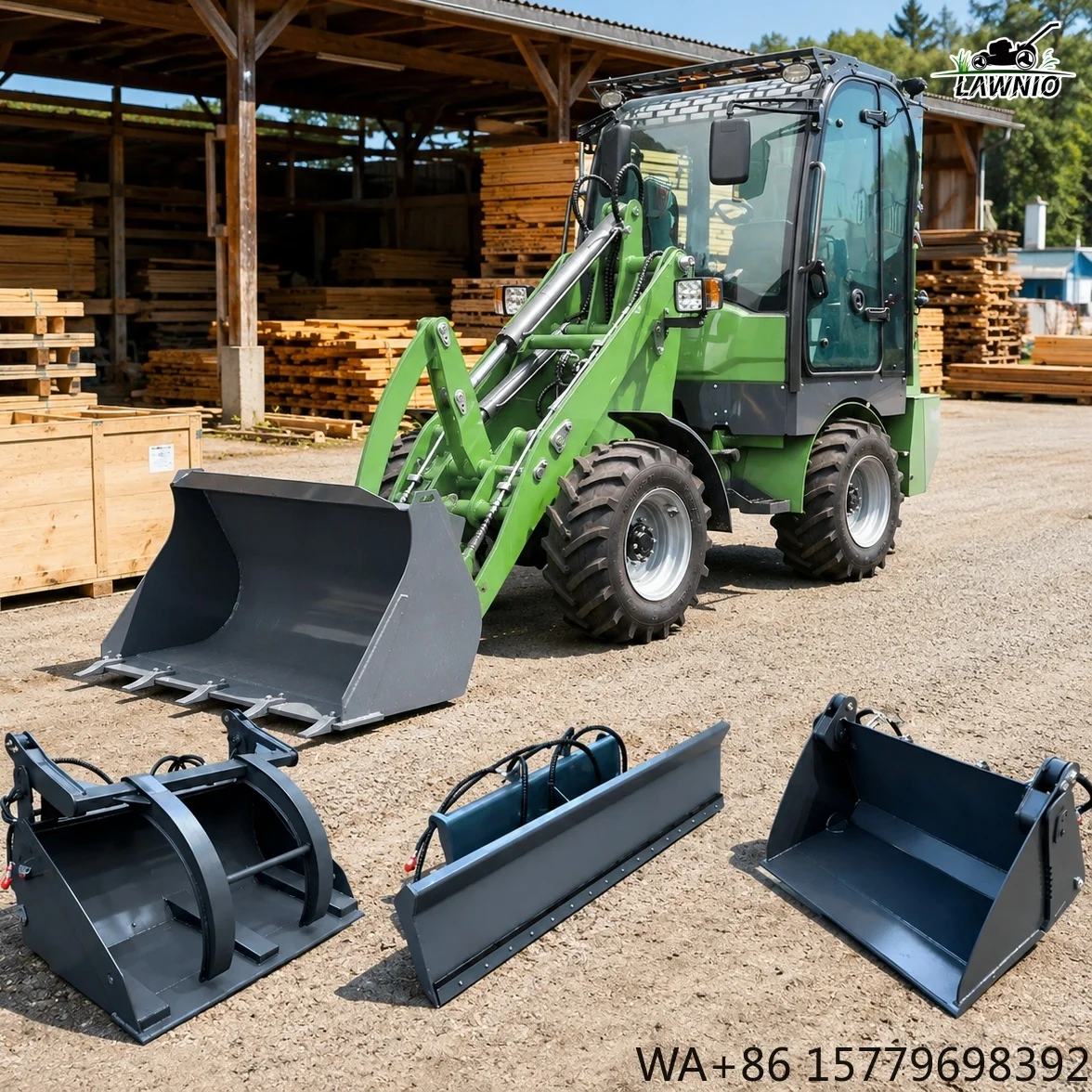 New Model Electric Loader  Full Hydraulic Steering High  Capability for Stockyard Handling Electric Wheel Loader