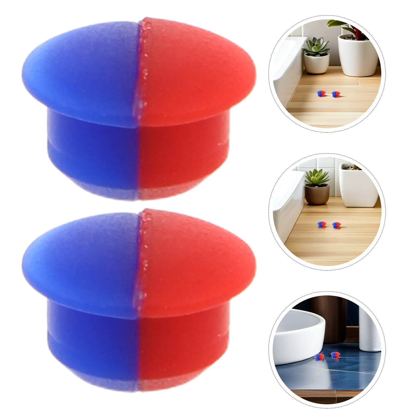 20Pcs Hot and Cold Faucet Labels Temperature Indicator Markers Red Blue Faucet Handle Replacement Cap for Kitchen Bathroom Sink