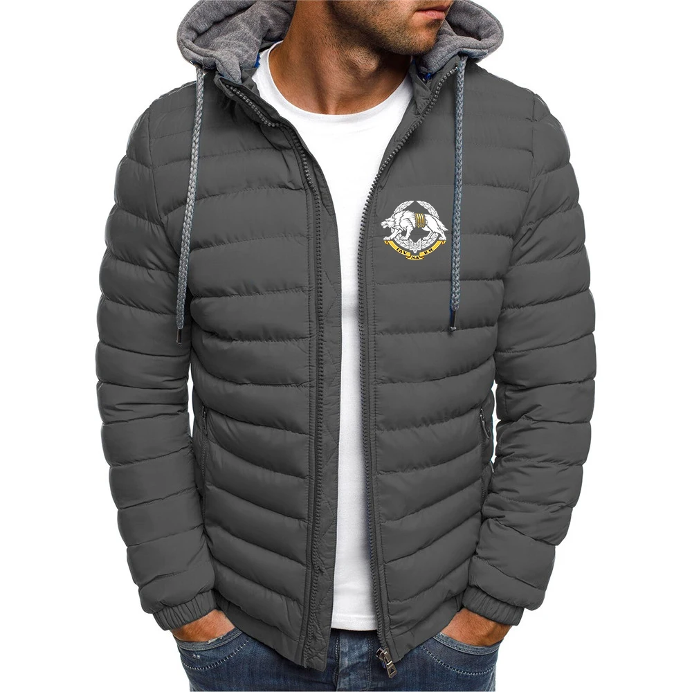 Ukraine Wolf Special Operations Forces Military 2026 Men's Autumn Cotton Thermal Hoodie Jacket Functional Outdoor Sport Coat