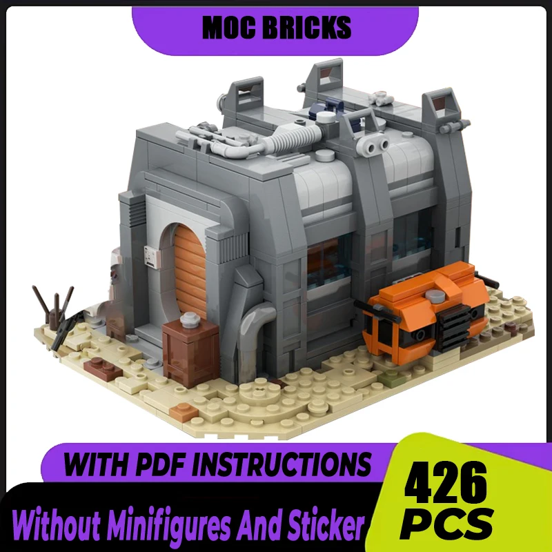 Star Movie Moc Building Bricks Soldiers Guarding The Base Model Technology Block  Movie Scenes Toy DIY Assembly Holiday Gifts