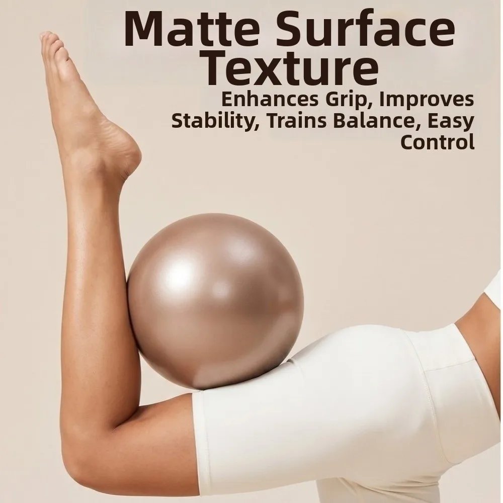 Household 22 cm Yoga Ball Soft Inflatable Pilates Ball Slip Resistant Anti-Burst Fitness Pilates Ball Yoga