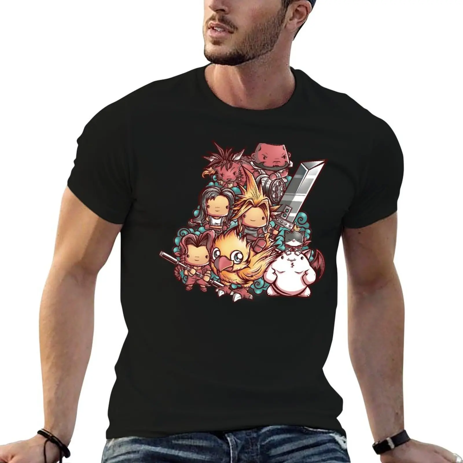 Cute Fantasy VII T-Shirt new gifts and t-shirts rapper graphic tees clothes for men