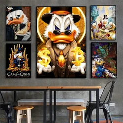 1pc Classic Character Donald Duck Cartoon Movie Star Poster Stickers Art Wall Murals Decor Game Room Decor Gifts Kawaii HD