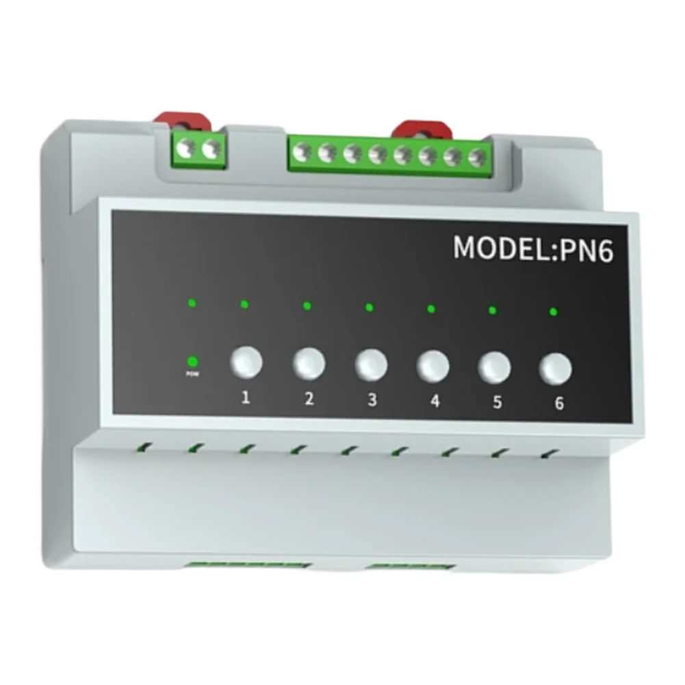 For Tuya-Enabled 6-Channel For Zigbee Switch Module for Smart Home Automation and For Remote Appliance Control