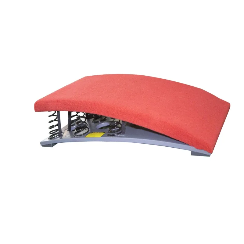 Gymnastics spring plate, red/blue