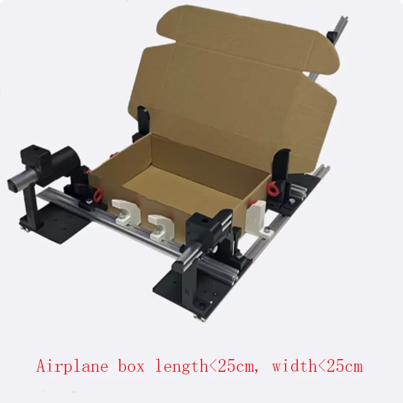 Airplane box folding fixture box folding auxiliary tool manual tool packaging machine adjustable size folding fixture