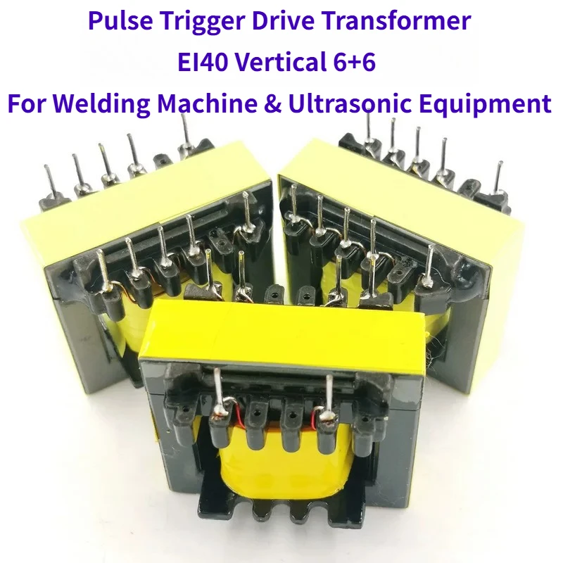 

EI40 Vertical 6+6 High Frequency Isolation Drive Trigger Transformer For Welding Machine Ultrasonic Equipment