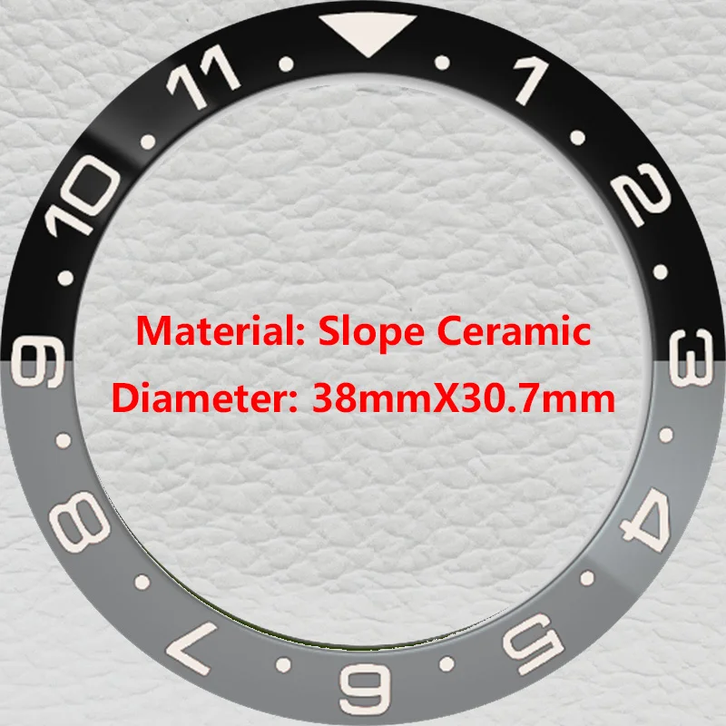 Mod 38mmX30.7mm Anello inserto lunetta in ceramica NH35 adatto per orologi subacquei da uomo impermeabili 20ATM Accessori parti personalizzate