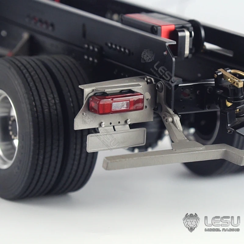 

Пластиковый задний фонарь со светодиодной подсветкой для 1/14 LESU RC планшетного тягача Tamiyay, модель уличных игрушек TH19609