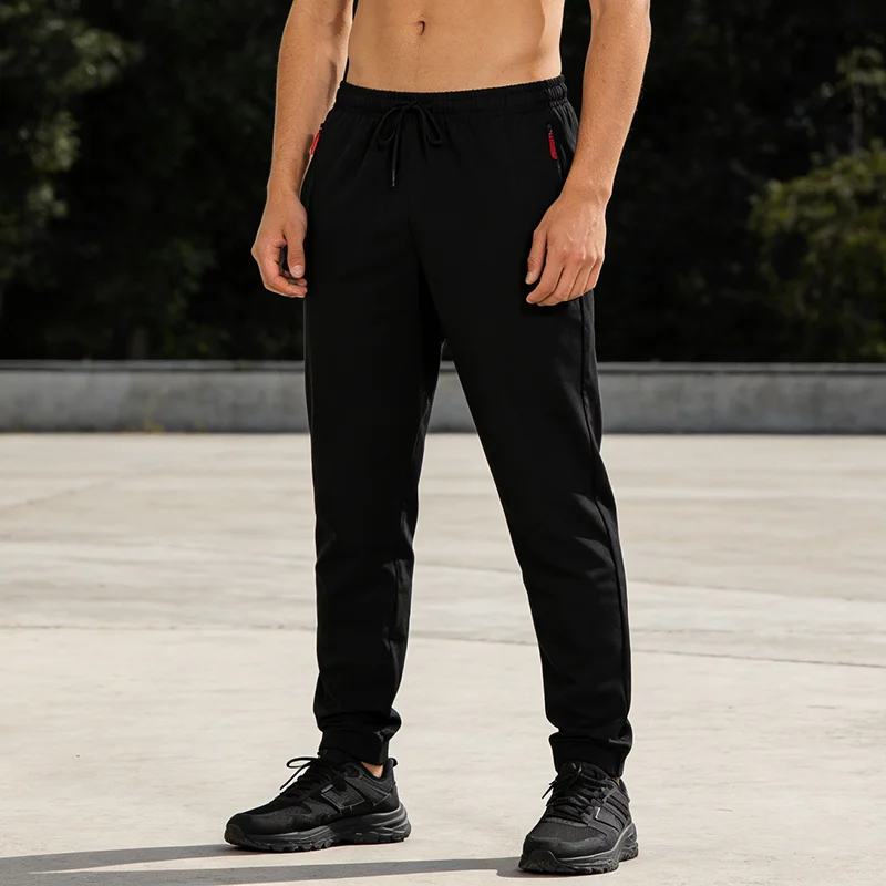 

Men's Lightweight Quick Dry Sports Pants Elastic Waist Casual Running Trousers