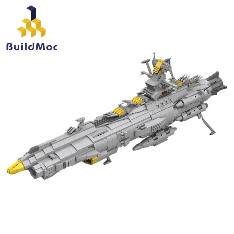 

Moc Space Battleship Andromeda Movie Star Series Battle MOC-32484 Высокотехнологичный военный корабль Модель Строительный блок Игрушка Детские подарки