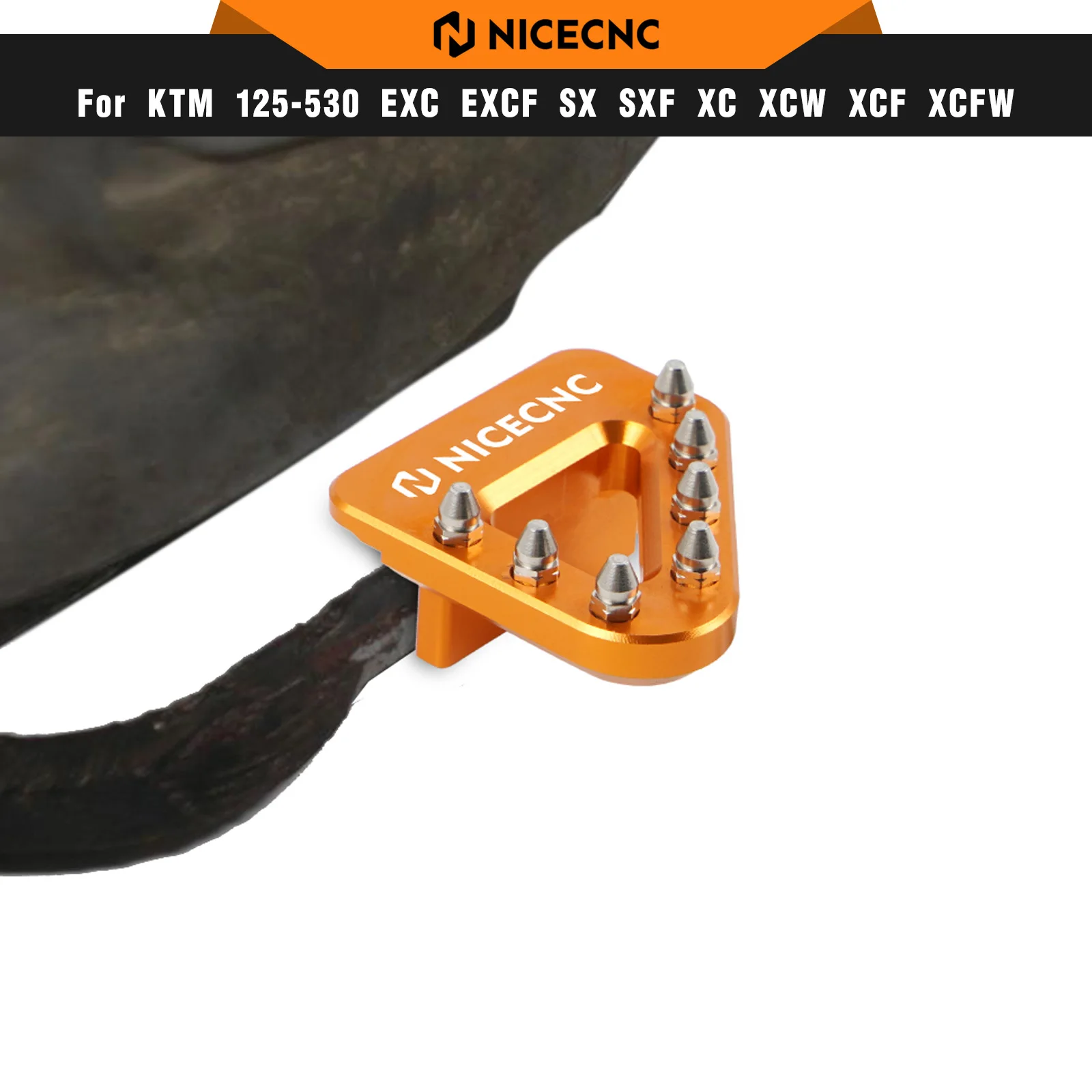

NICECNC Rear Brake Pedal Plate For KTM SX 125 SX 250 EXC 250 EXC 380 EXC 520 MXC 250 MXC 380 MXC 400 SX 520 MXC 520 RACING