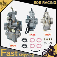 Motorcycle Flat Slide Spigot Carburetor Carb For Mikuni TM24 TM28 TM30 TM TMX 50-650cc 2/4-stroke Engine CR250 KX125 KX150