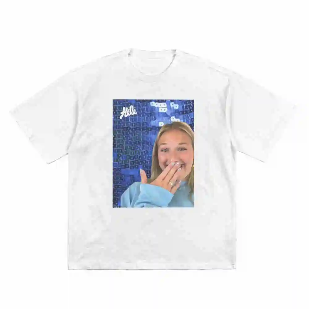 Helena Bailly Portrait Signature Short Sleeve Tee 100% Cotton T-Shirt