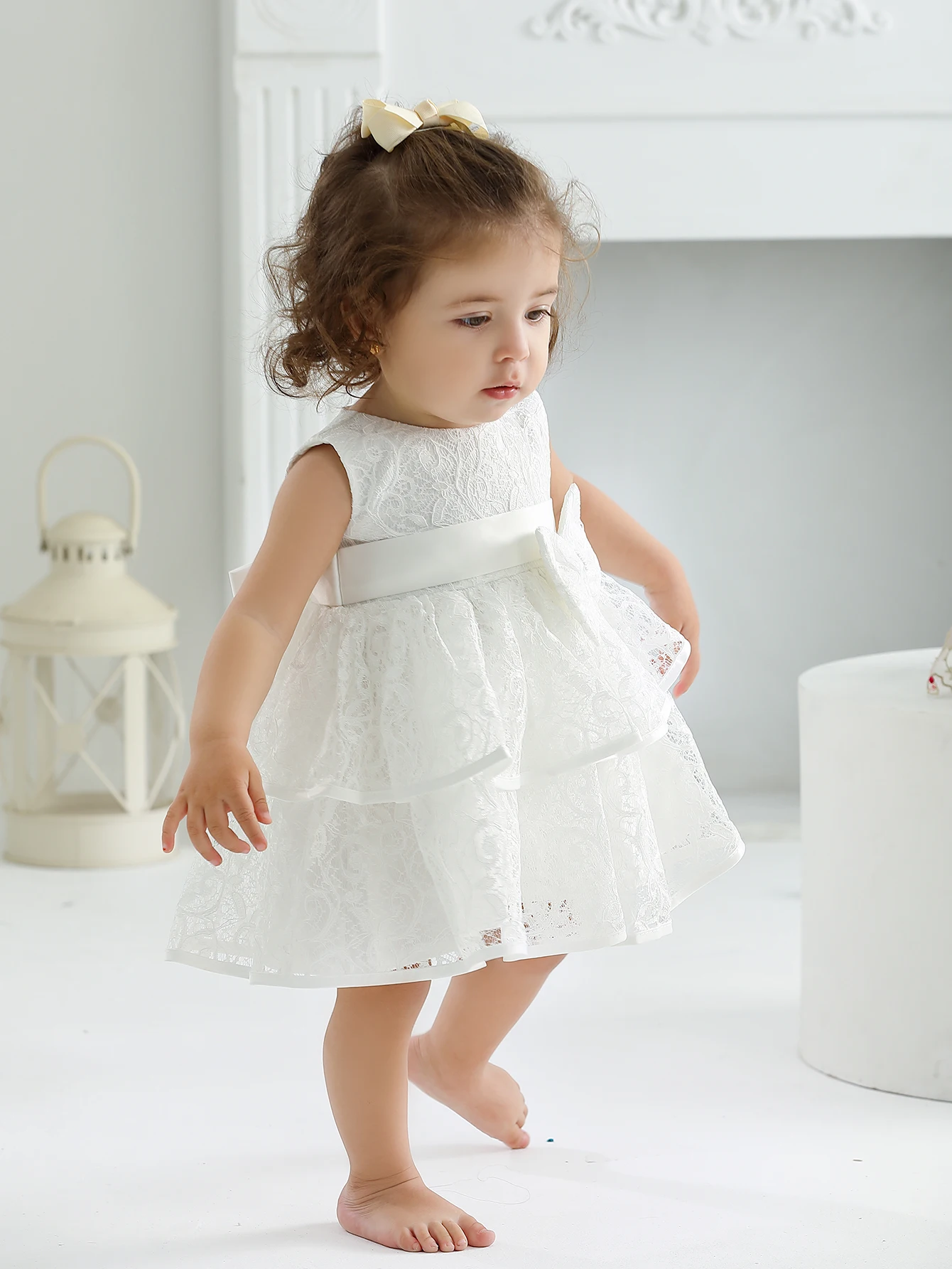 Shopping Online Clothes Baby Girl Christening Gown Flower Girl Special Occasion Dress Wedding Formal Dress 12 Months