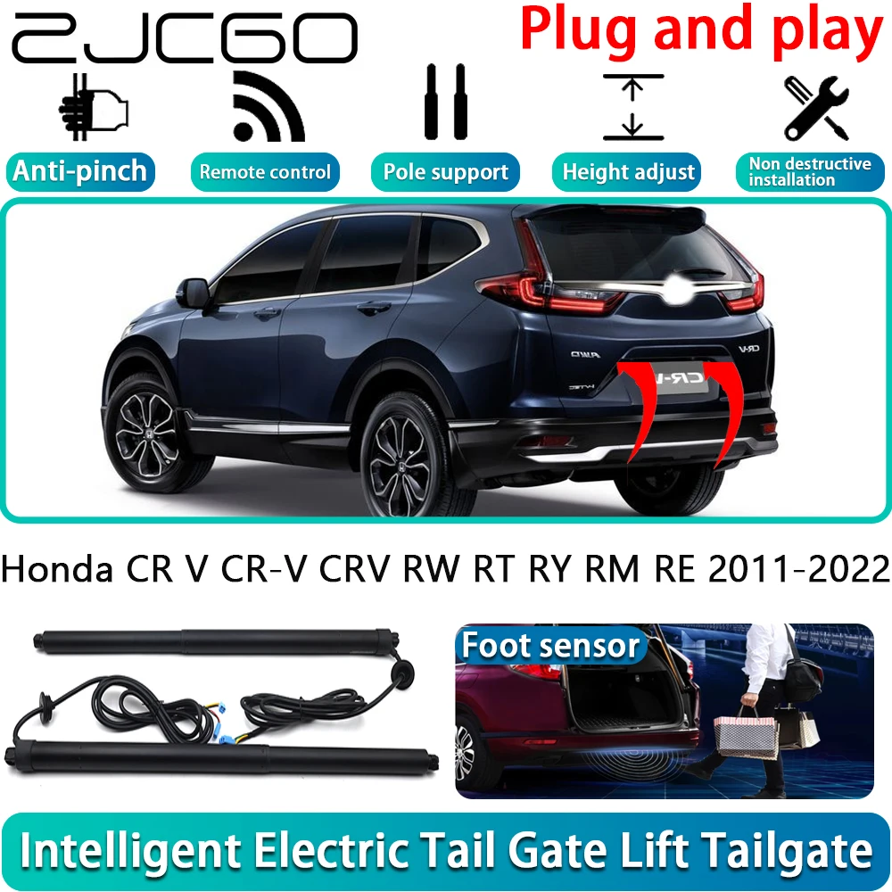 

ZJCGO for Honda CR V CR-V CRV RW RT RY RM RE 2011-2022 Car Electric Powered Tailgate Power Liftgate Automatic Tailgate System