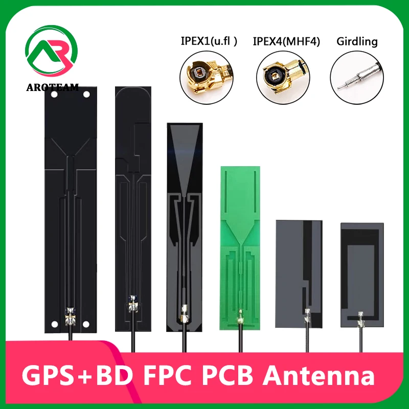 

10PCS GPS BD Passive Antenna Internal 1575MHZ 1561MHZ PCB Board FPC Flexible Position Aerial Module IPEX1 IPEX4 U.fl MHF4 SMA