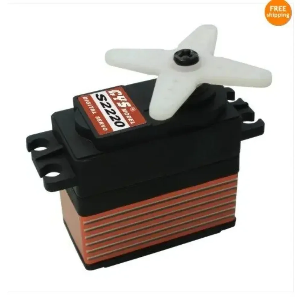 UniFlyCYS S2220 Waterproof Titanium Gear Standard Digital Magnetic Motor Servo 0.18sec/60° Torque 20kg/Titanium 7.2V HV For KST