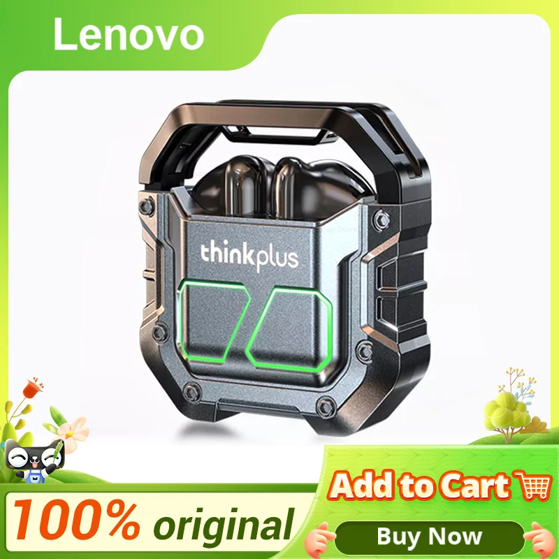 NEW Lenovo XT81 Earphone Bluetooth 5.3 Gaming Headset 9D Bass Surround Sound Wireless Headphones Low Lag LED Earbuds With Mic