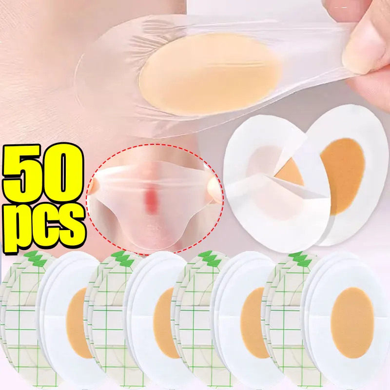 

10-50PCS New Silicone Gel Shoes Stickers Pain Relief Patch Liner High Heel Sticker Feet Care Adhesive Hydrocolloid Pads Cushions