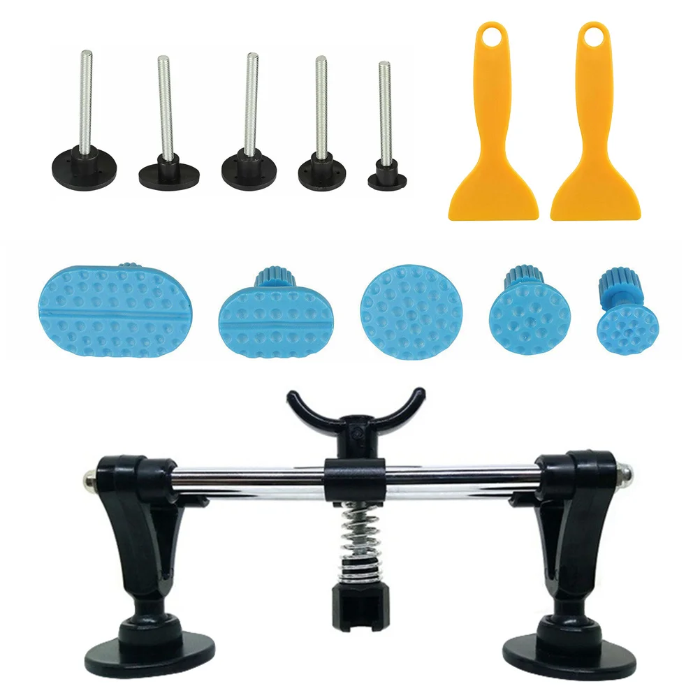 

1Set Dent Repair Tool Bridge Puller Ergonomic Auto Dent Remover for Metal Surface Efficient Glue Tab Repair Kit