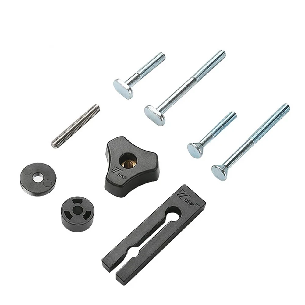 مفيدة مناسبة لمناشير طاولة النجارة والمناشير الفرقة 1 * T-Track الملحقات 6 * غسالات M6-40 المسمار M6-70T المسمار