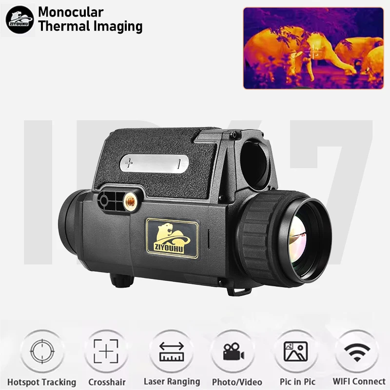 ZIYOUHU Z26 Newest Monocular Scope 640*512 Thermal Imaging Device IP67 Waterproof Hunting Multiple Pseudo-Color Heat Monocular