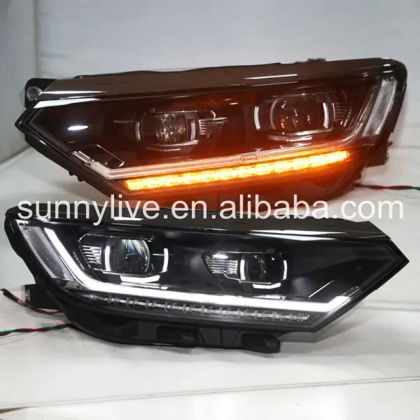 Airow2017 Year European Version VW For Passat B8 LED Head Lamp LED Strip Headlights LD