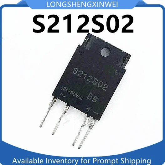 1PCS  S212S02 Solid State Relay Direct Plug ZIP-4 Foot 12A 250VAC Spot Original NEW